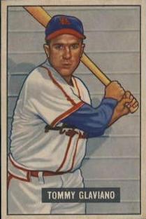 1951 Bowman #301 Tommy Glaviano Front