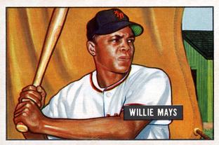 1951 Bowman #305 Willie Mays Front