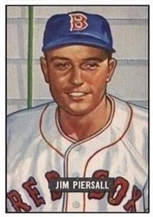 1951 Bowman #306 Jim Piersall Front