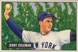 1951 Bowman #49 Jerry Coleman Front