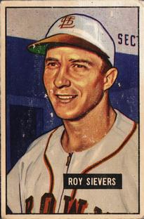 1951 Bowman #67 Roy Sievers Front