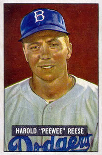 1951 Bowman #80 Pee Wee Reese Front