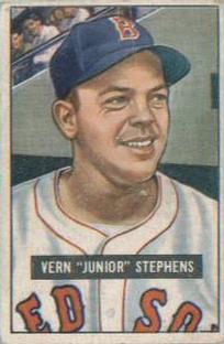 1951 Bowman #92 Vern Stephens Front