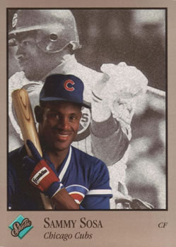 1992 Studio #20 Sammy Sosa Front