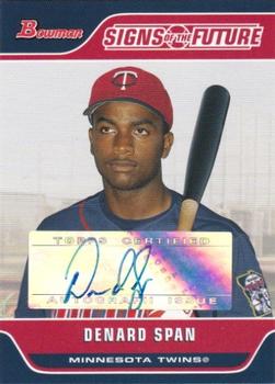 2006 Bowman - Signs of the Future #SOF-DS Denard Span Front