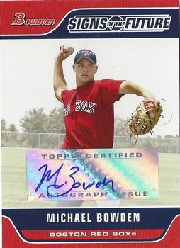 2006 Bowman - Signs of the Future #SOF-MB Michael Bowden Front