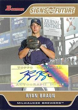 2006 Bowman - Signs of the Future #SOF-RB Ryan Braun Front