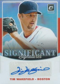 2019 Donruss Optic - Significant Signatures Holo #SIG-TW Tim Wakefield Front