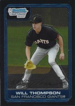 2006 Bowman Chrome - Prospects #BC140 Will Thompson Front