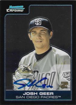 2006 Bowman Chrome - Prospects #BC232 Josh Geer Front