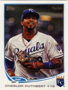 2017 Westar Energy Kansas City Royals Cops are Topps #NNO Cheslor Cuthbert Front