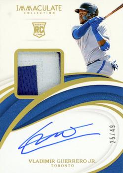 2019 Panini Immaculate Collection - Gold #20 Vladimir Guerrero Jr. Front