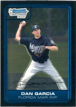 2006 Bowman Draft Picks & Prospects - Chrome Draft Picks #DP55 Dan Garcia Front