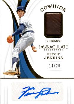 2019 Panini Immaculate Collection - Cowhide #C-FJ Ferguson Jenkins Front