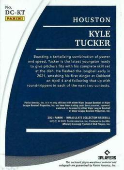 2019 Panini Immaculate Collection - Dugout Collection Brand Logo #DC-KT Kyle Tucker Back