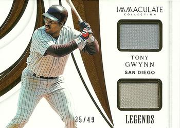 2019 Panini Immaculate Collection - Legends Dual Materials #LDM-TG Tony Gwynn Front