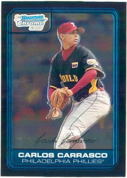 2006 Bowman Draft Picks & Prospects - Chrome Futures Game Prospects #FG4 Carlos Carrasco Front