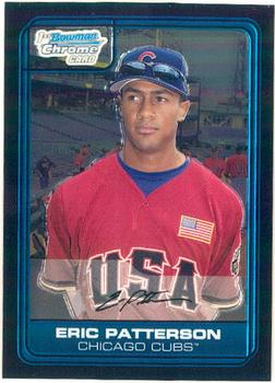 2006 Bowman Draft Picks & Prospects - Chrome Futures Game Prospects #FG15 Eric Patterson Front