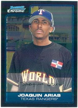 2006 Bowman Draft Picks & Prospects - Chrome Futures Game Prospects #FG40 Joaquin Arias Front