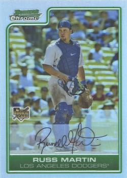2006 Bowman Draft Picks & Prospects - Chrome Refractors #BDP13 Russell Martin Front