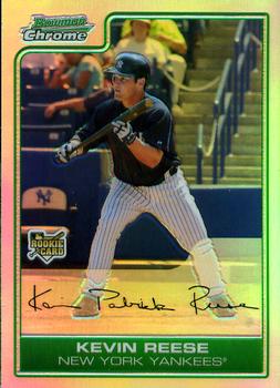 2006 Bowman Draft Picks & Prospects - Chrome Refractors #BDP15 Kevin Reese Front
