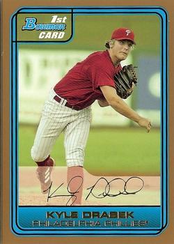 2006 Bowman Draft Picks & Prospects - Draft Picks Gold #DP46 Kyle Drabek Front