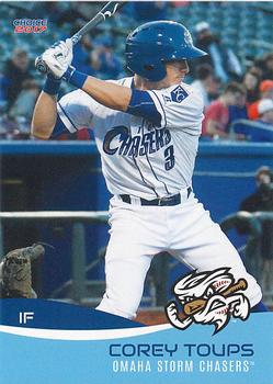 2017 Choice Omaha Storm Chasers #02 Corey Toups Front
