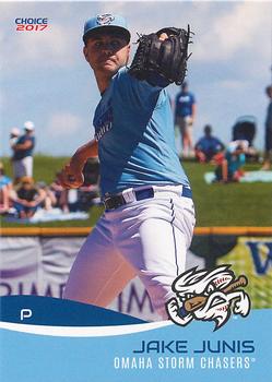 2017 Choice Omaha Storm Chasers #18 Jake Junis Front