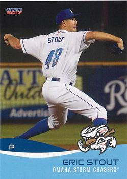 2017 Choice Omaha Storm Chasers #27 Eric Stout Front