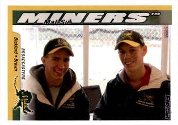 2010 Choice Mat-Su Miners #29 Tim Bickford / Kevin Brown Front