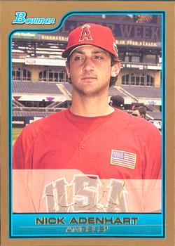 2006 Bowman Draft Picks & Prospects - Futures Game Prospects Gold #FG1 Nick Adenhart Front