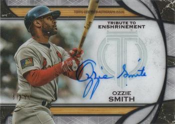 2019 Topps Tribute - Tribute to Enshrinement Autographs #HOF-OS Ozzie Smith Front