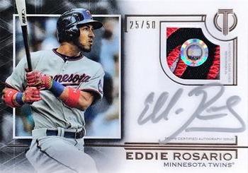 2019 Topps Tribute - Tribute Autograph Patches #TAP-ER Eddie Rosario Front