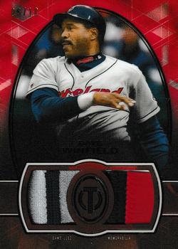 2019 Topps Tribute - Single-Player Dual Relics Red #DR-DW Dave Winfield Front