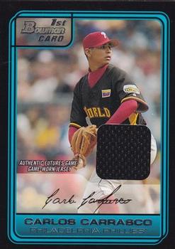 2006 Bowman Draft Picks & Prospects - Futures Game Prospects Relics #FG4 Carlos Carrasco Front
