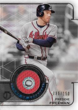 2019 Topps Tribute - Stamp of Approval Authenticated Relics #SOA-FF Freddie Freeman Front