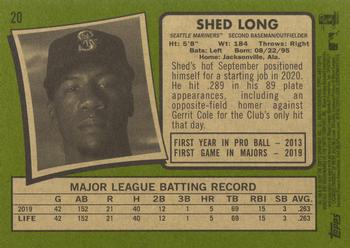 2020 Topps Heritage #20 Shed Long Back