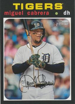 2020 Topps Heritage #41 Miguel Cabrera Front