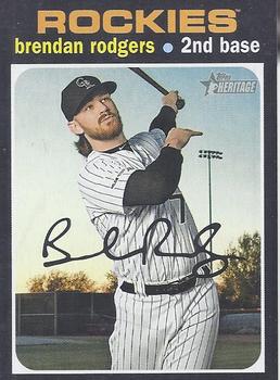 2020 Topps Heritage #44 Brendan Rodgers Front