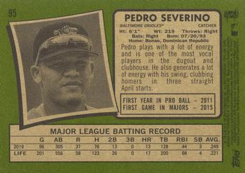 2020 Topps Heritage #95 Pedro Severino Back