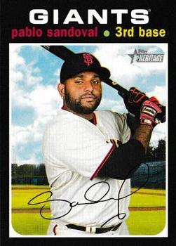 2020 Topps Heritage #110 Pablo Sandoval Front