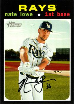 2020 Topps Heritage #220 Nate Lowe Front