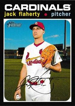 2020 Topps Heritage #261 Jack Flaherty Front