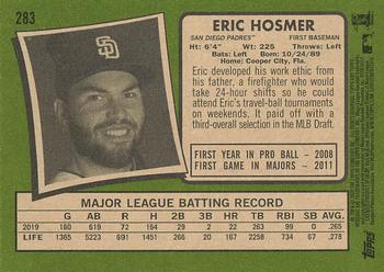 2020 Topps Heritage #283 Eric Hosmer Back