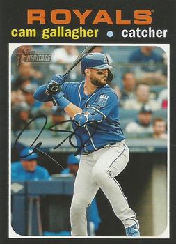 2020 Topps Heritage #299 Cam Gallagher Front