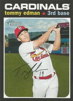 2020 Topps Heritage #304 Tommy Edman Front