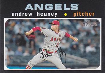 2020 Topps Heritage #318 Andrew Heaney Front