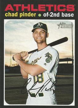 2020 Topps Heritage #348 Chad Pinder Front