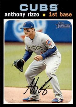 2020 Topps Heritage #373 Anthony Rizzo Front