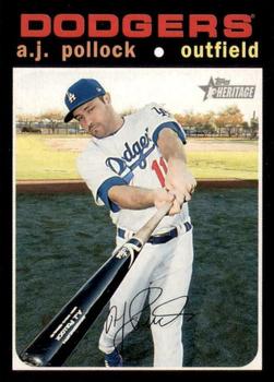 2020 Topps Heritage #412 A.J. Pollock Front